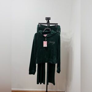 Juicy Couture Emerald Velour Tracksuit Set